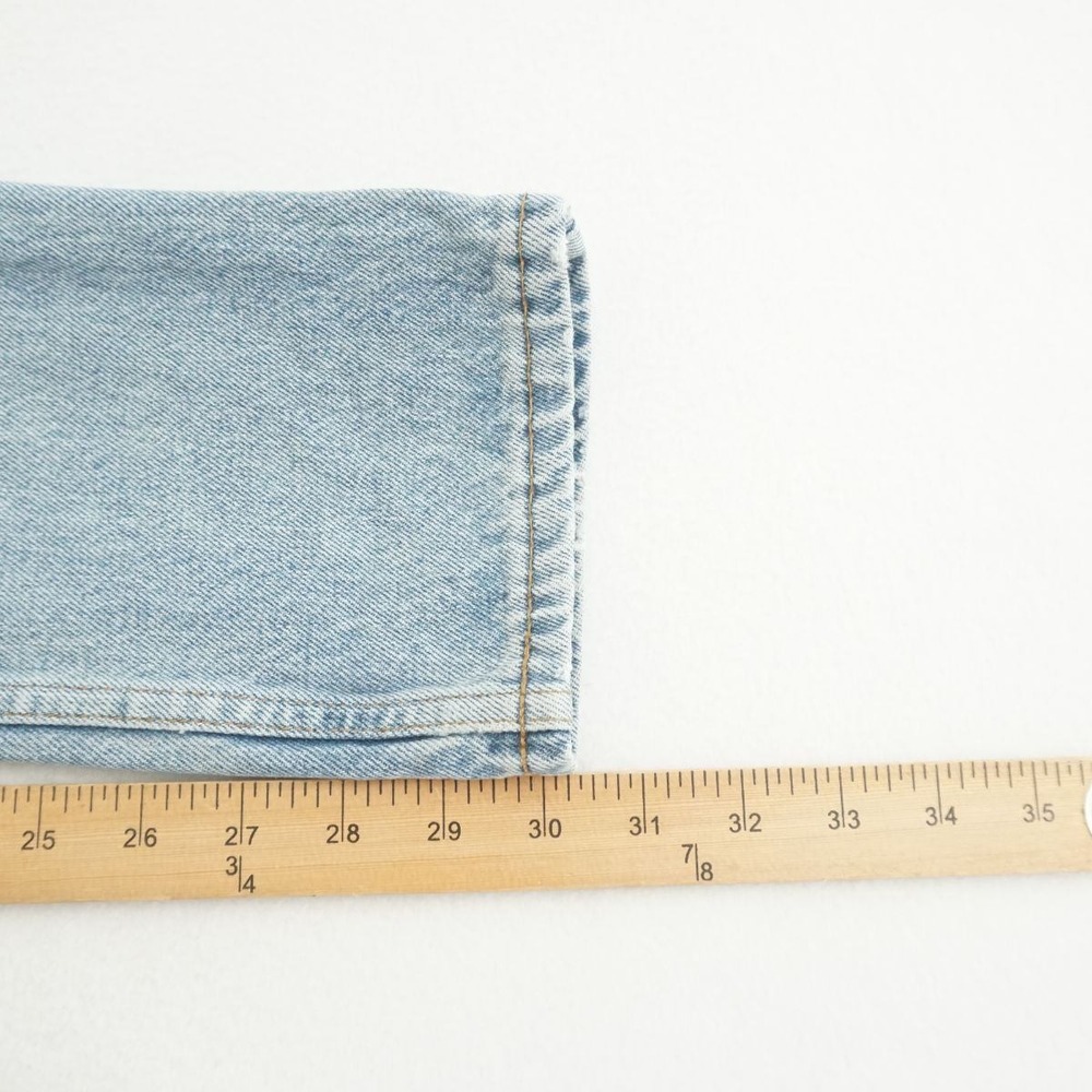 Re/Done Light Blue The Crawford Straight Leg Jeans - Picture 8 of 11